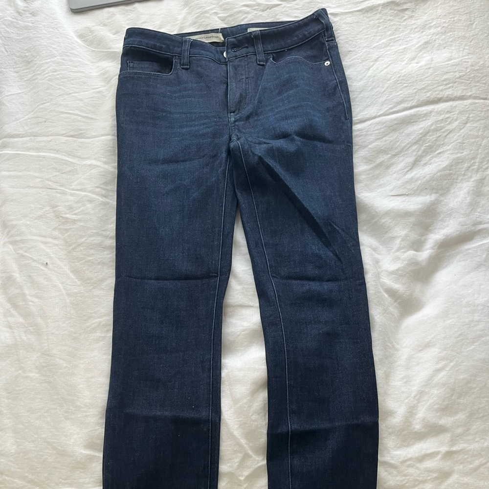 Pilcro High Rise Denim Leggings, size 27, 28in inseam